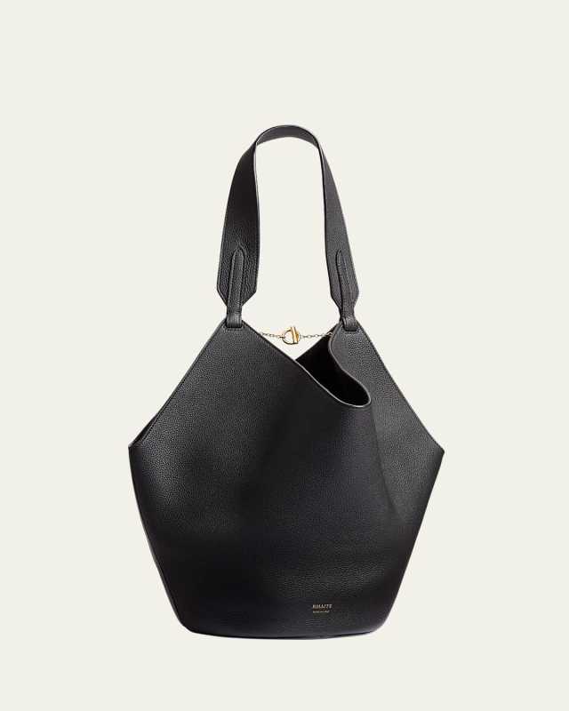 Lotus Small Calfskin Tote Bag